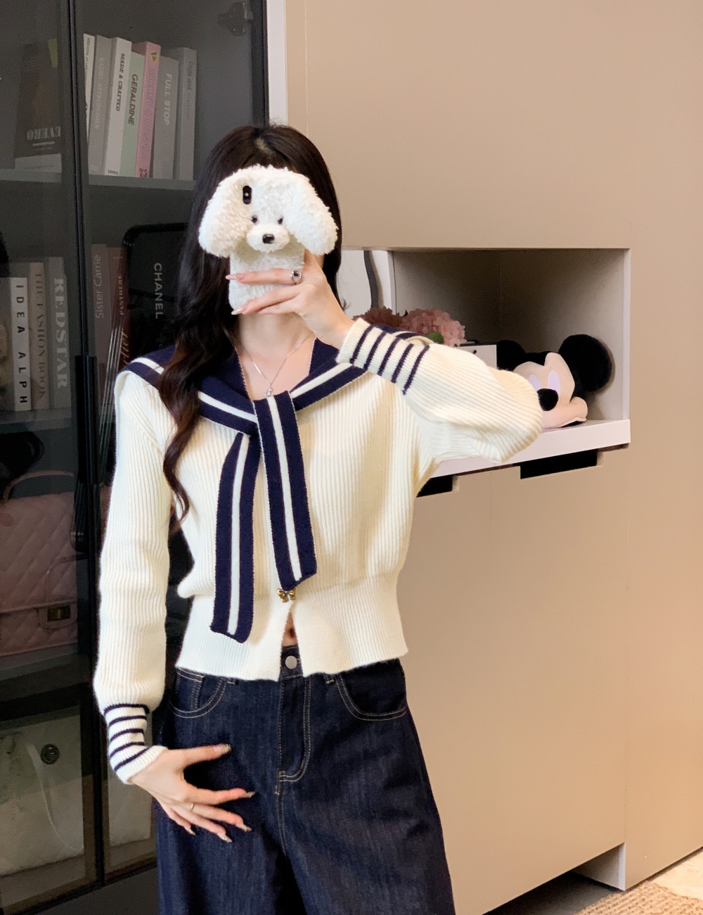 Korean style sweater autumn and winter shawl for women