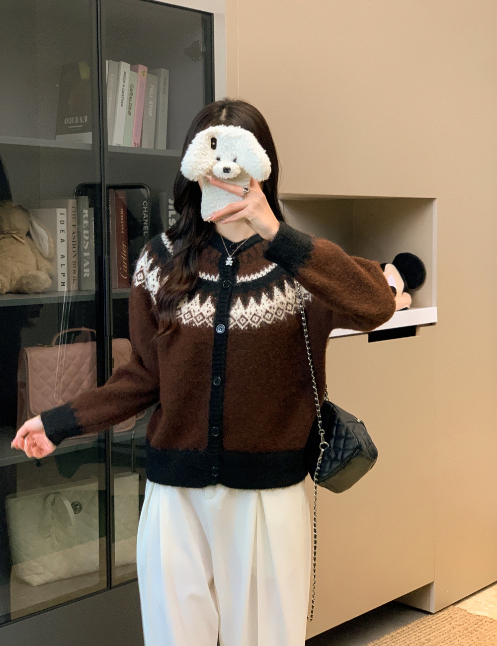 All-match autumn and winter cardigan unique tops