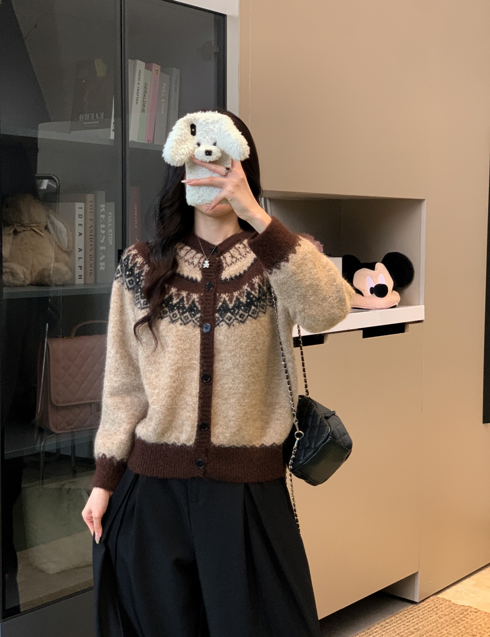 All-match autumn and winter cardigan unique tops