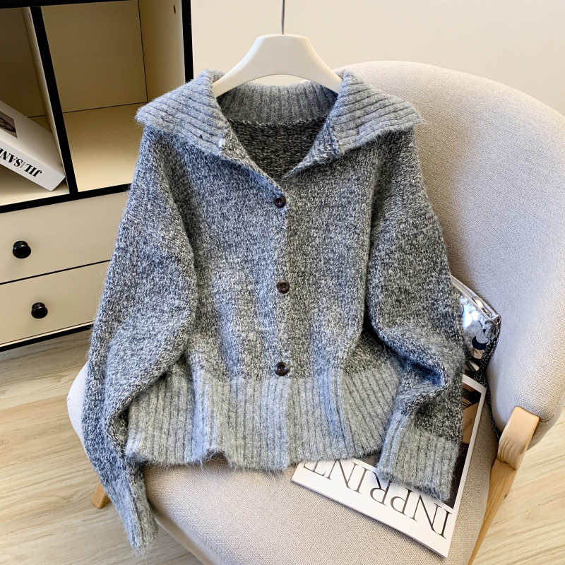 Western style cardigan fashion sweater