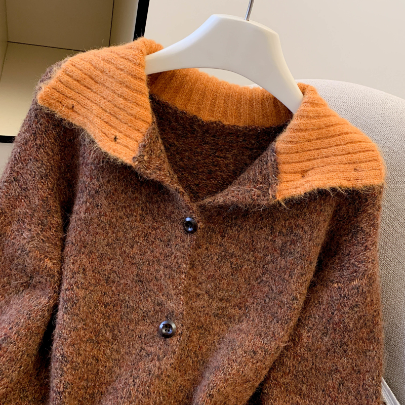 Western style cardigan fashion sweater