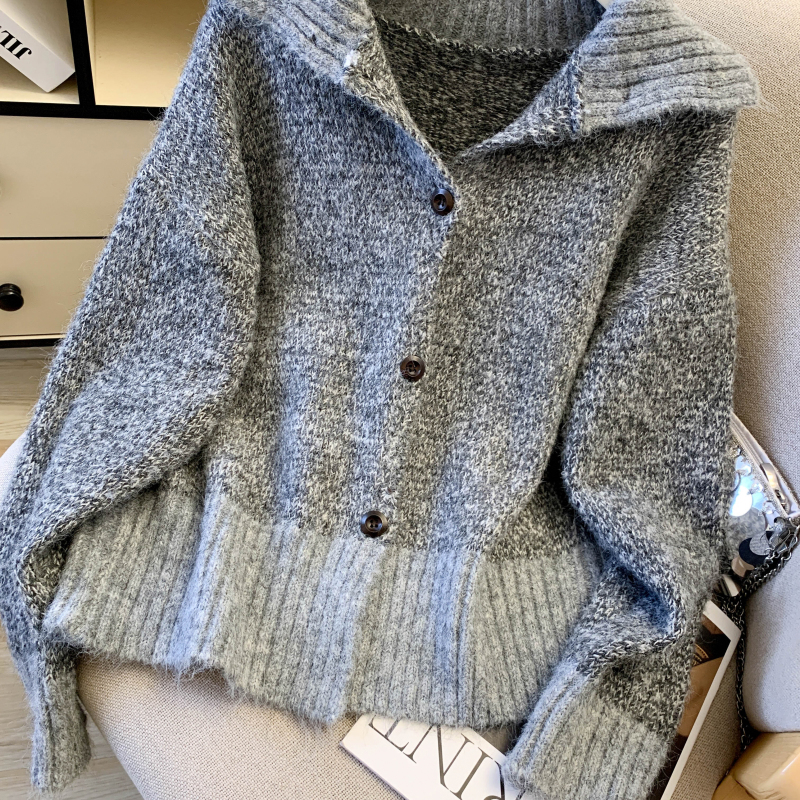 Western style cardigan fashion sweater