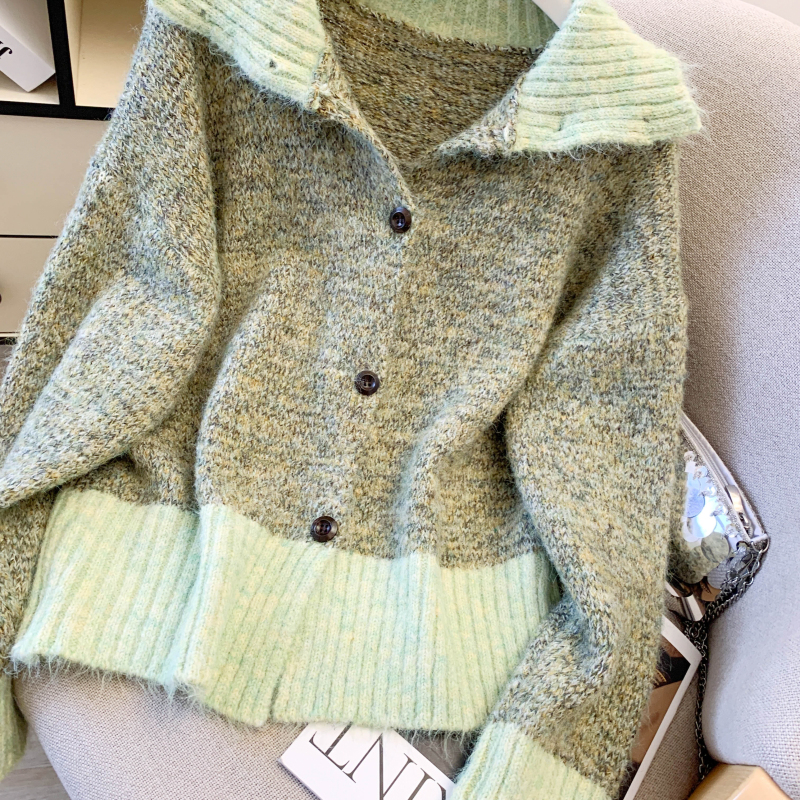 Western style cardigan fashion sweater