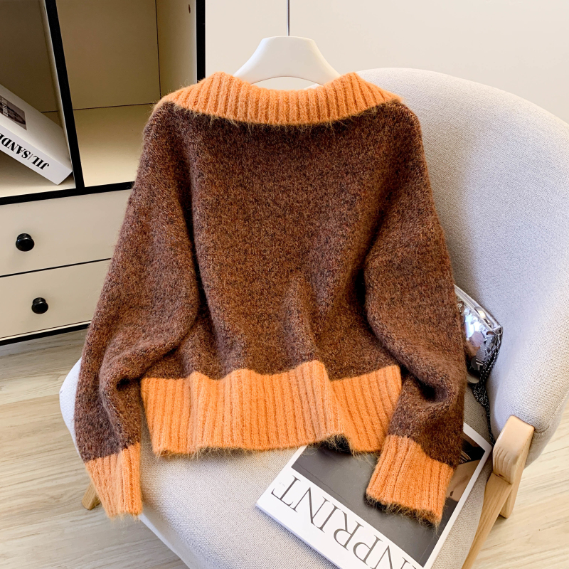 Western style cardigan fashion sweater