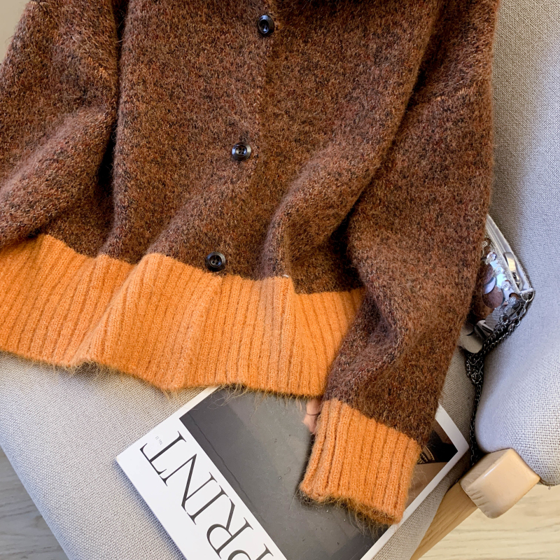 Western style cardigan fashion sweater