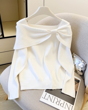 Wears outside temperament sweater all-match tops for women