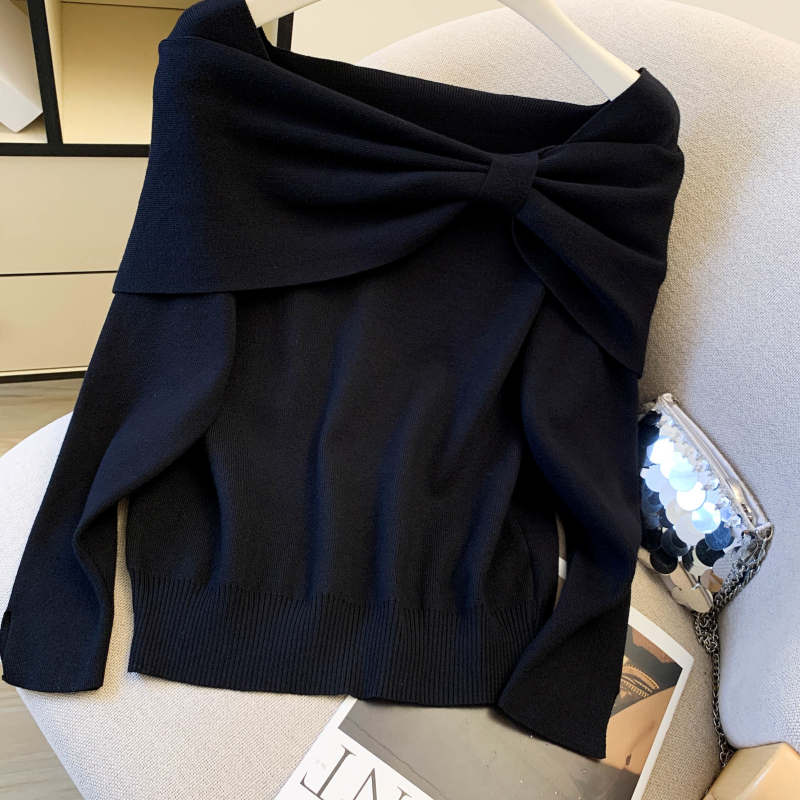 Wears outside temperament sweater all-match tops for women