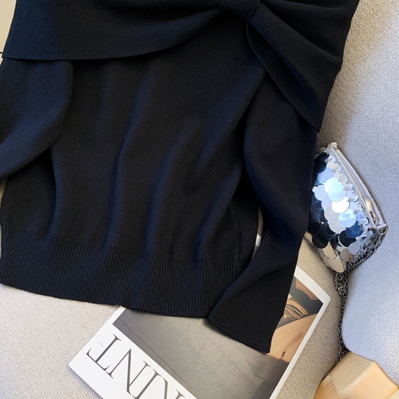 Wears outside temperament sweater all-match tops for women