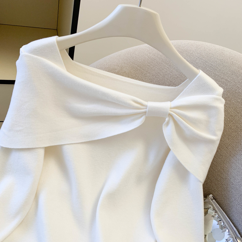 Wears outside temperament sweater all-match tops for women