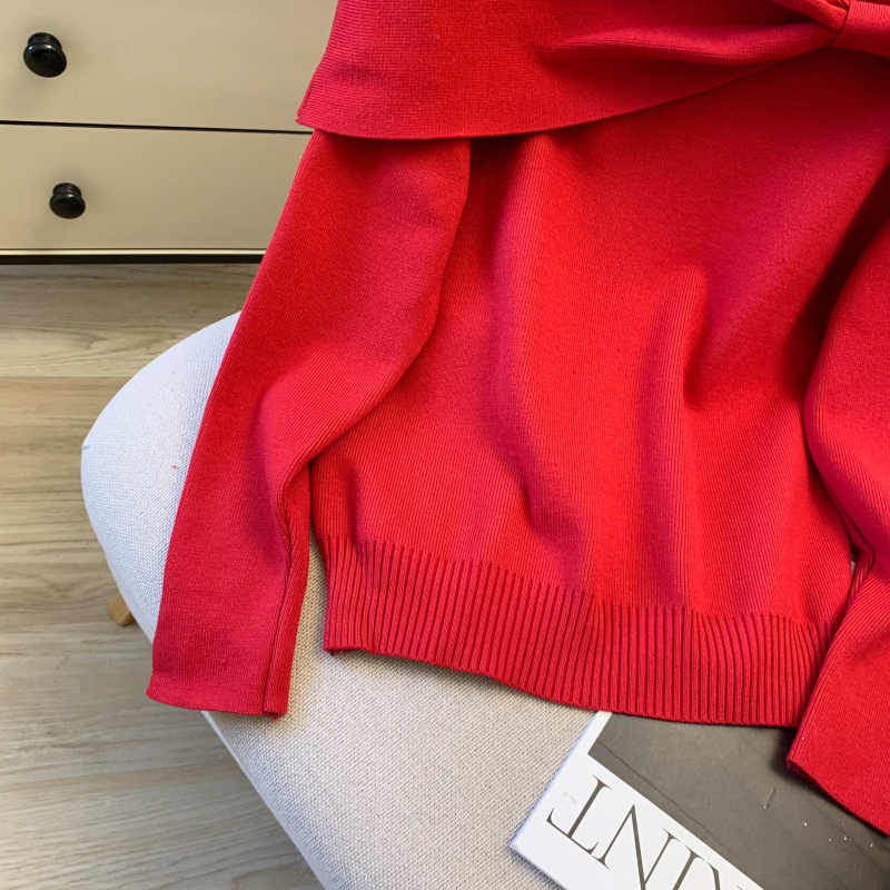 Wears outside temperament sweater all-match tops for women