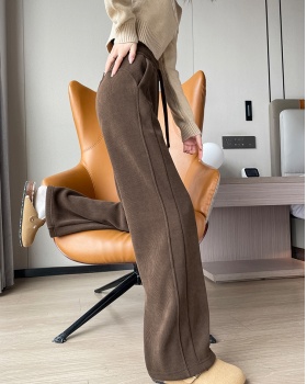 Spring and autumn pants high waist wide leg pants for women