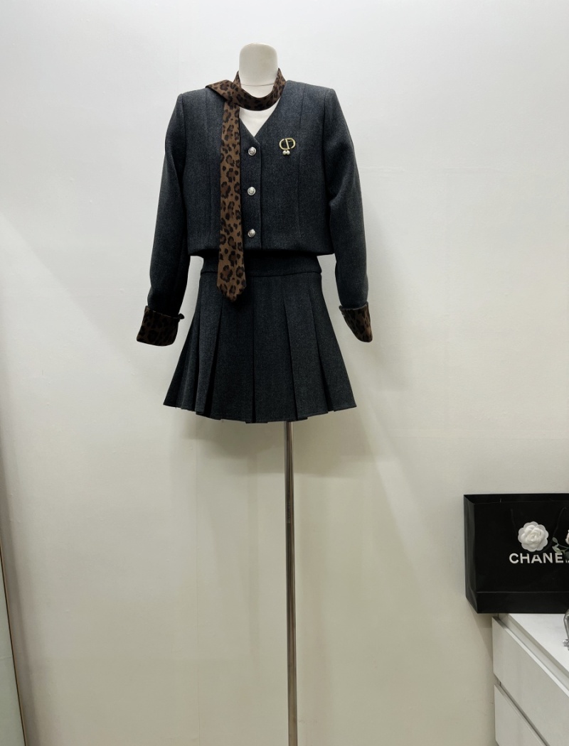 Light luxury business suit short skirt 3pcs set