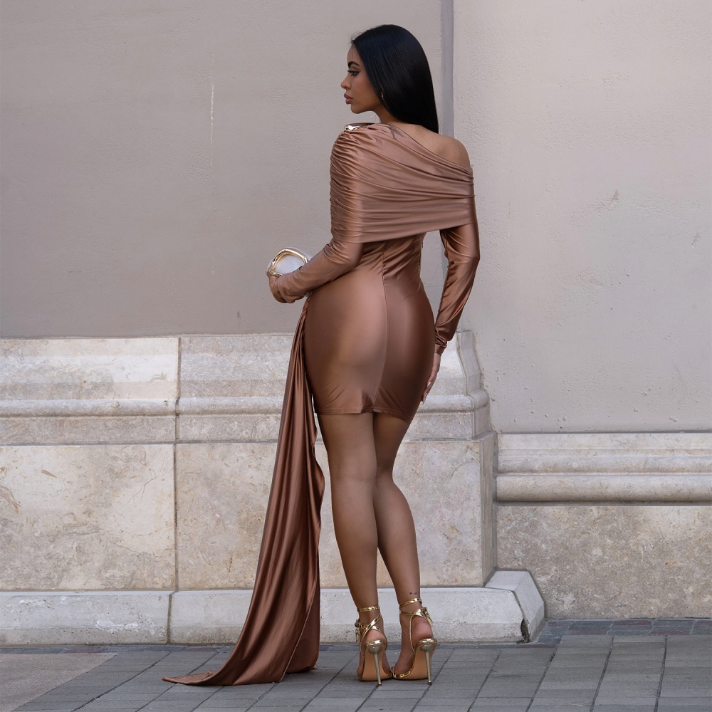 Fashion sexy pure European style dress for women