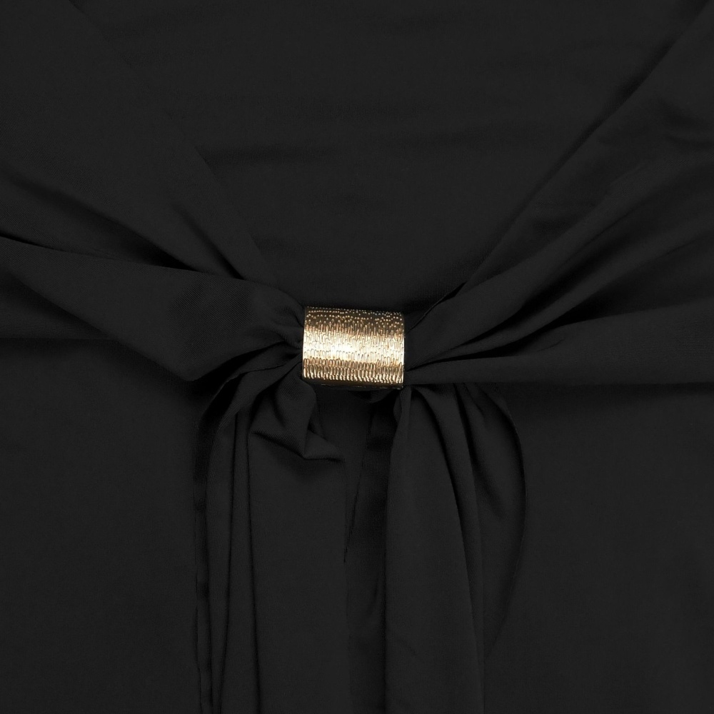 Halter fashion European style slim pure dress for women