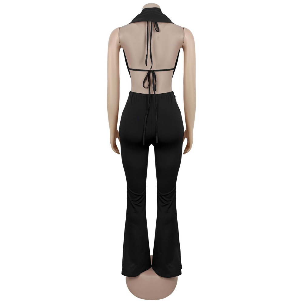 European style tops sexy long pants a set for women