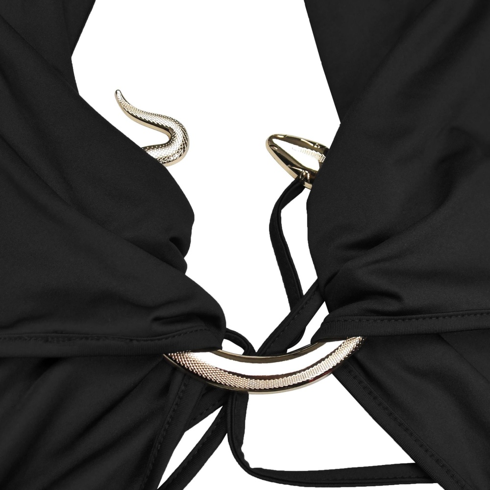 Sexy European style slim pure fashion frenum dress