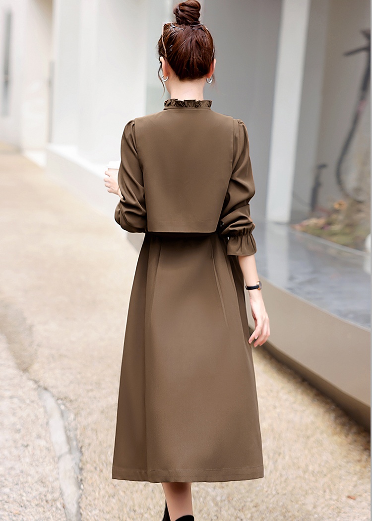 Spring and autumn temperament dress a set for women