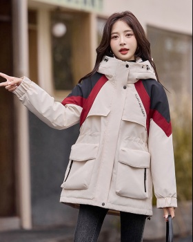 Duck down pinched waist down coat thermal fashion coat