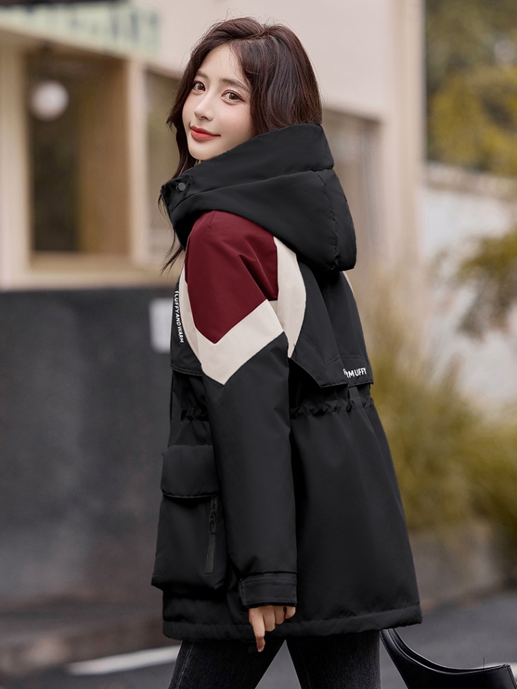 Duck down pinched waist down coat thermal fashion coat