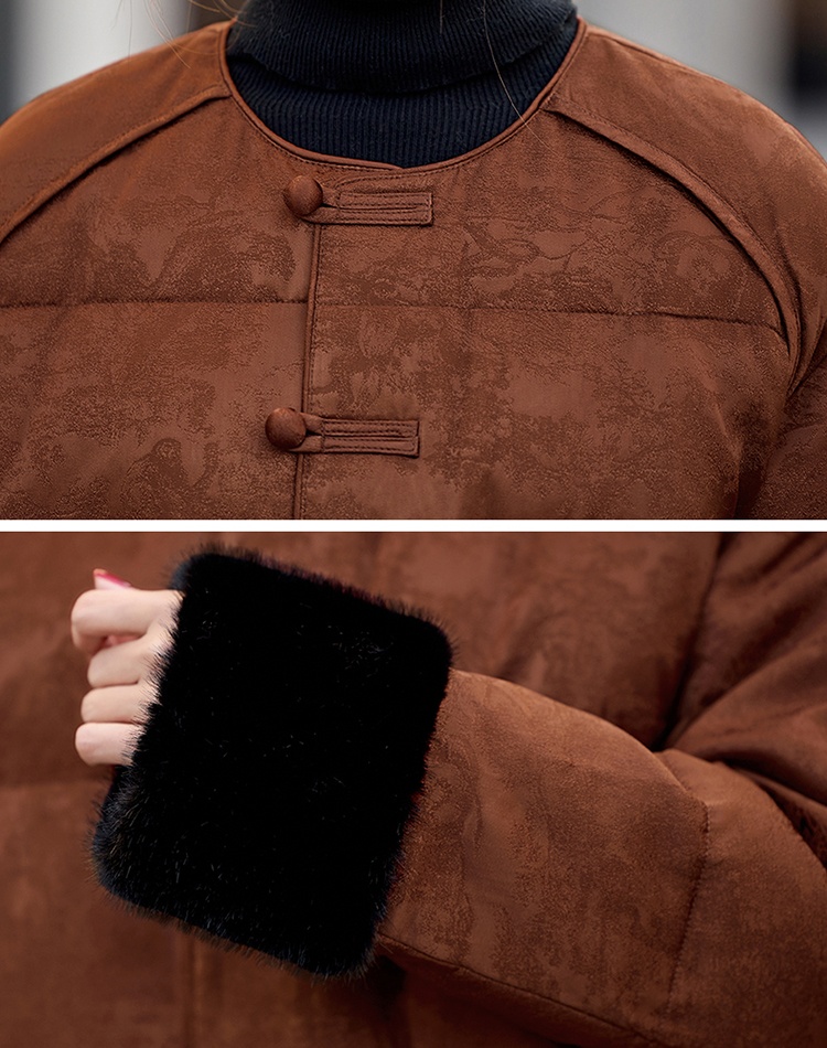 Short down coat winter bread clothing for women