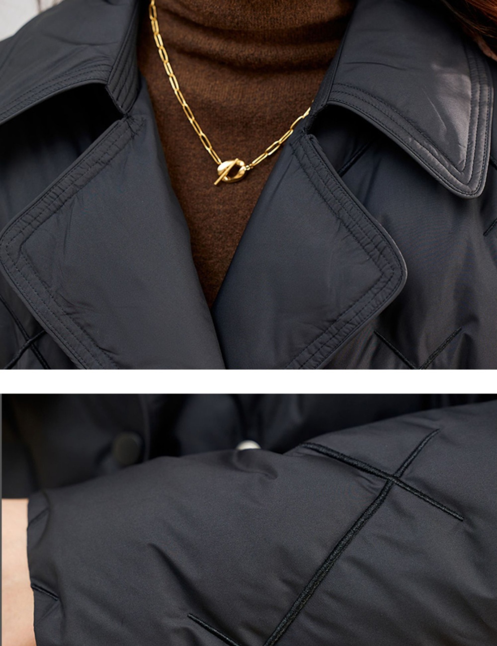 Duck down slim down coat winter fashion business suit