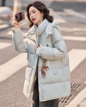Winter down long Casual thermal coat