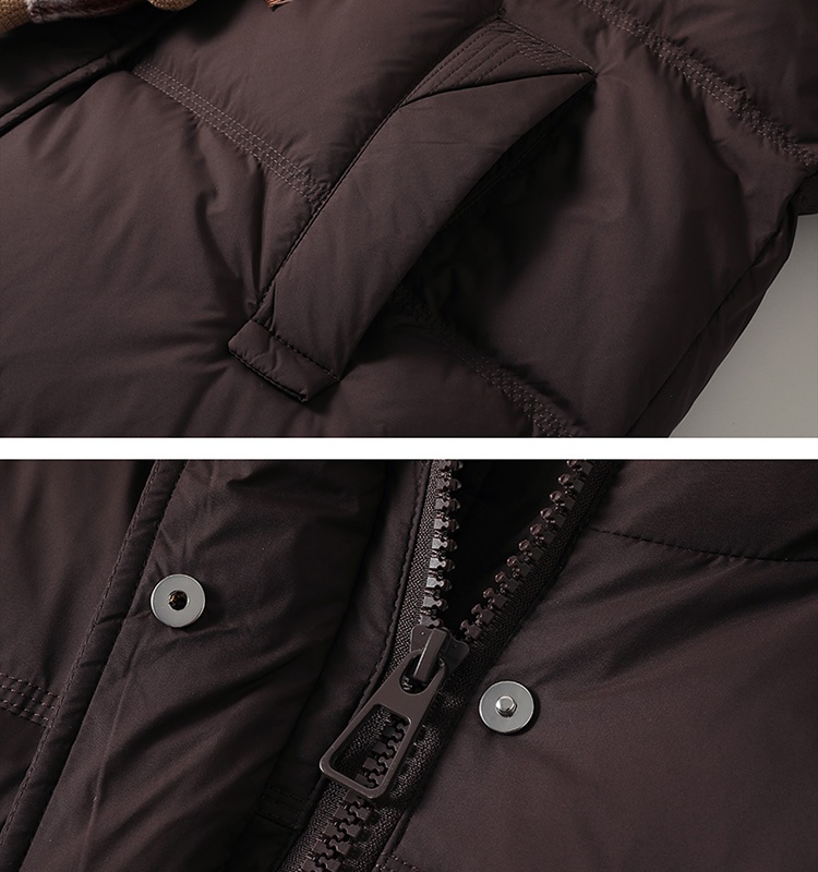 Winter down long Casual thermal coat