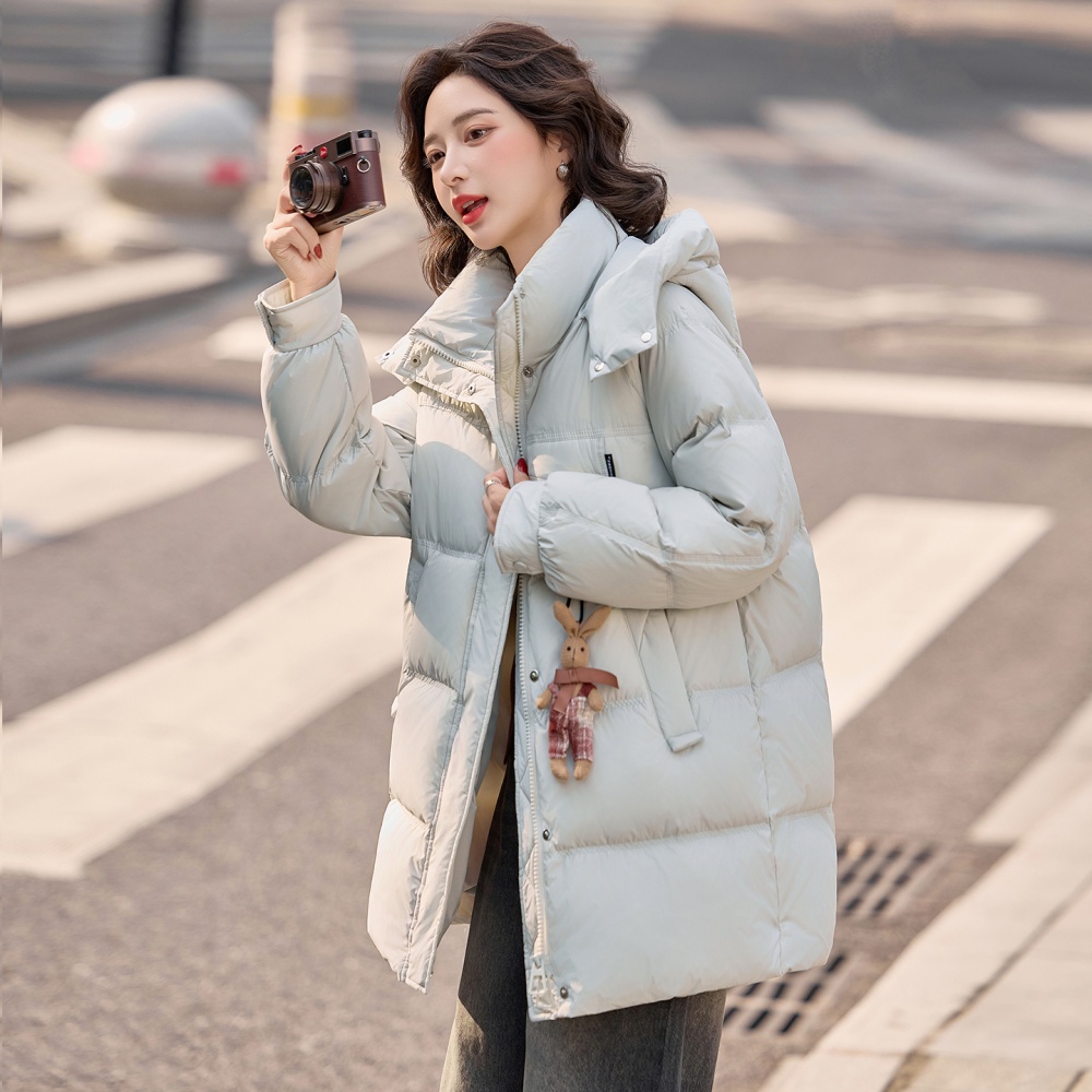 Winter down long Casual thermal coat