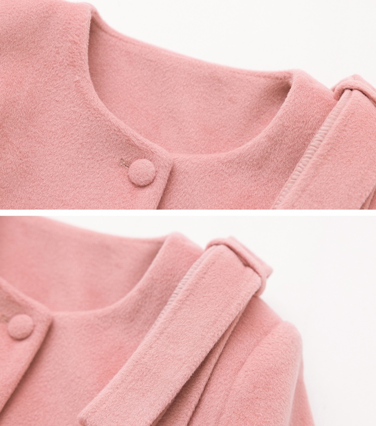 Woolen skirt ladies down coat a set for women