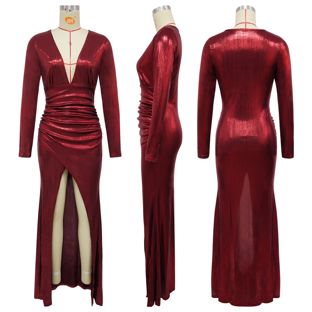 European style dress sexy evening dress for women