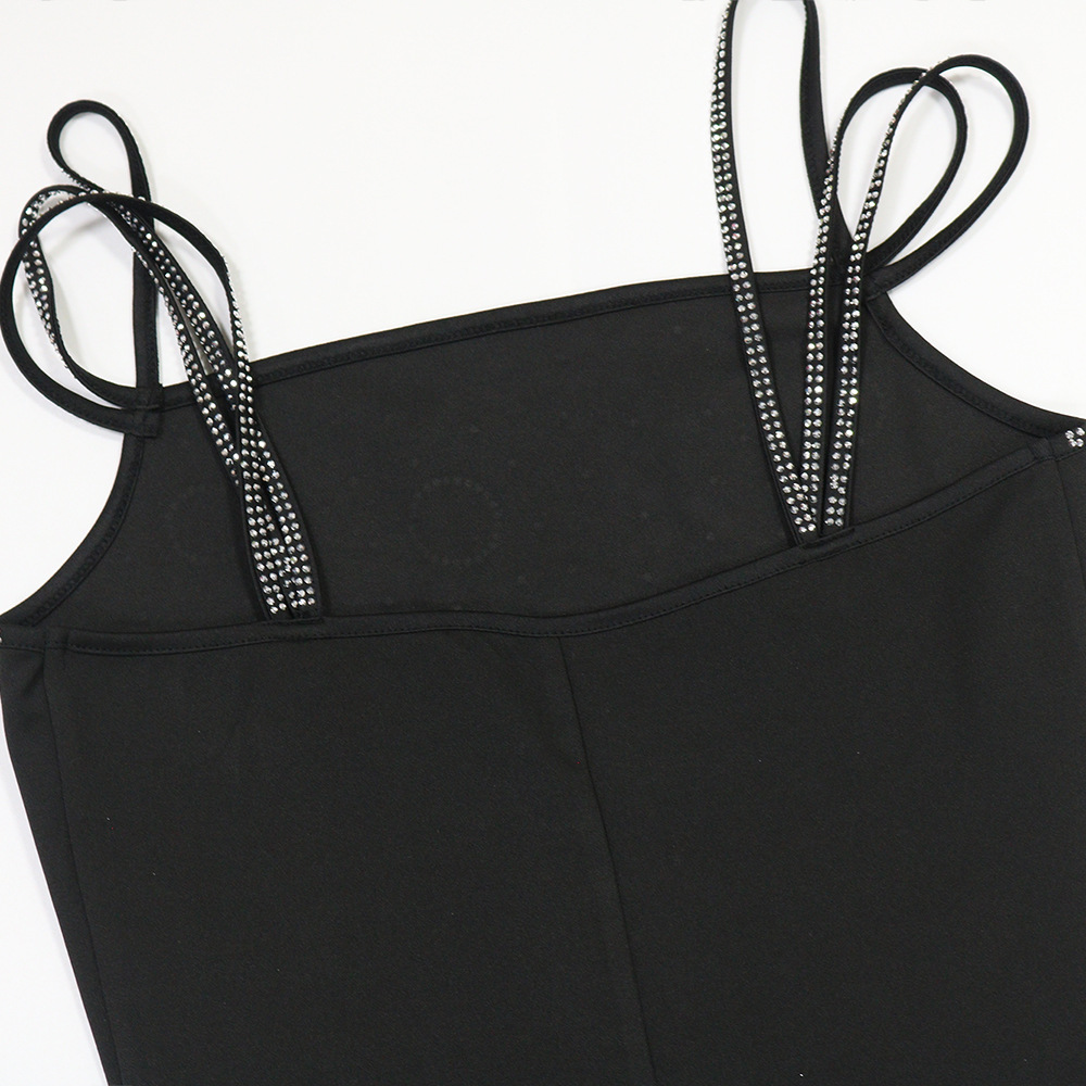 Sling rhinestone long dress fashion dress for women