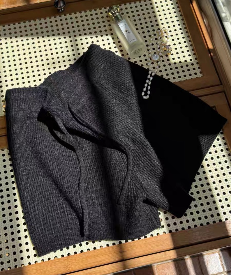 Slim autumn shorts simple wide leg pants for women