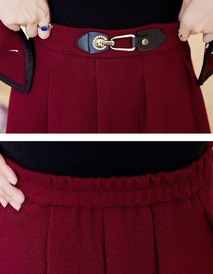 Elegant fashion tops chanelstyle skirt a set