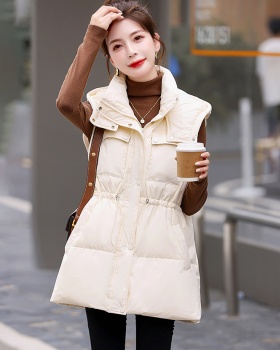 Down all-match light waistcoat Casual thin coat for women