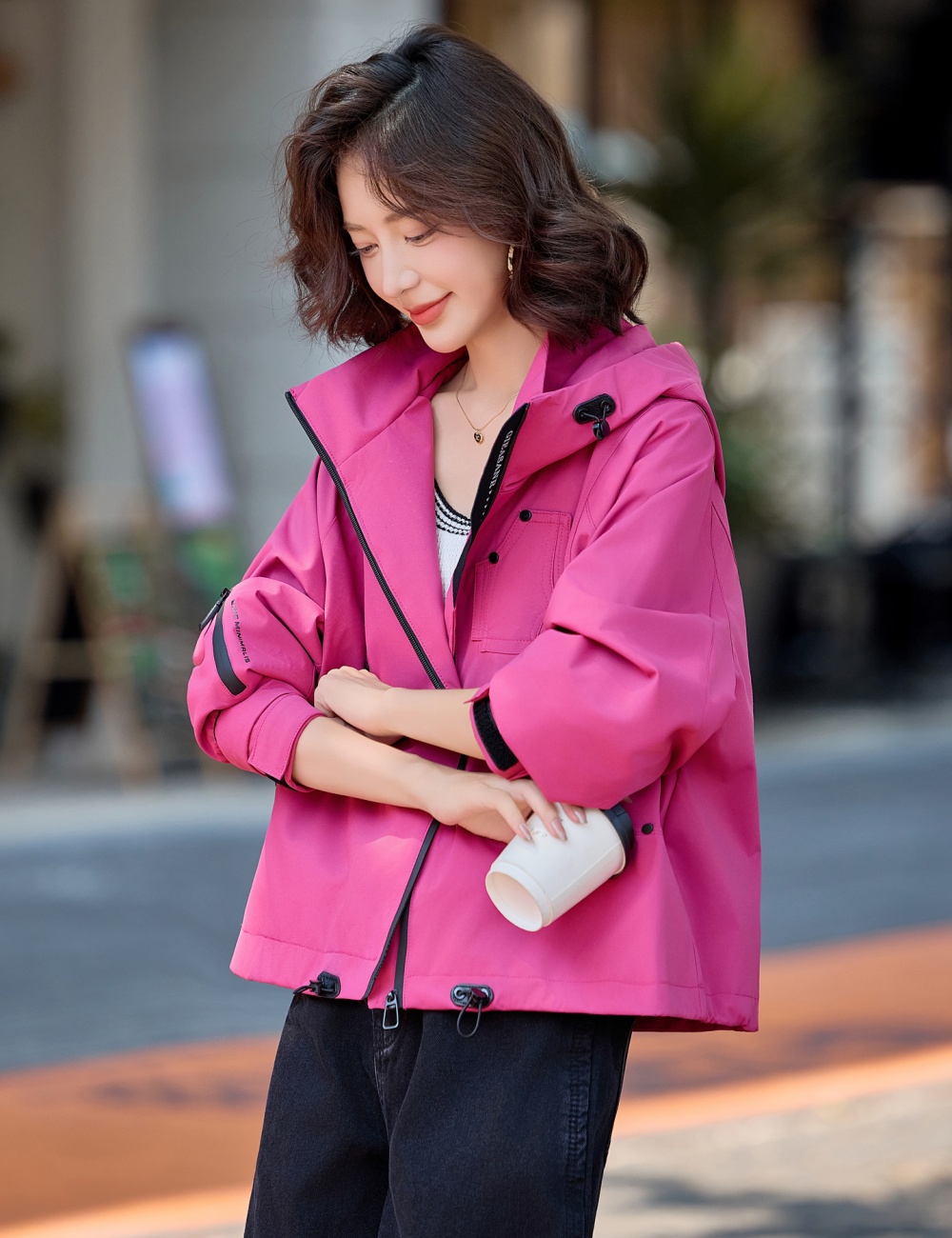 Light autumn Korean style jacket all-match fashion coat