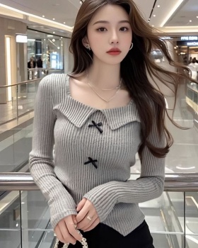 American style spicegirl tops pinched waist T-shirt for women