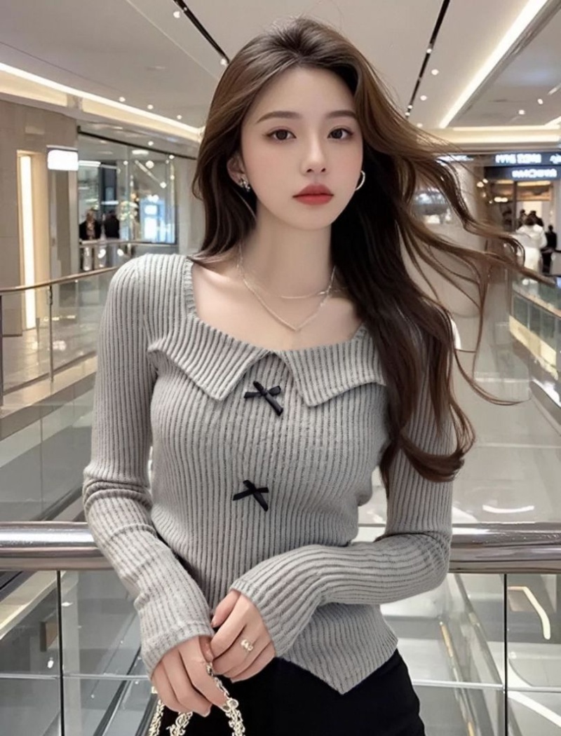 American style spicegirl tops pinched waist T-shirt for women