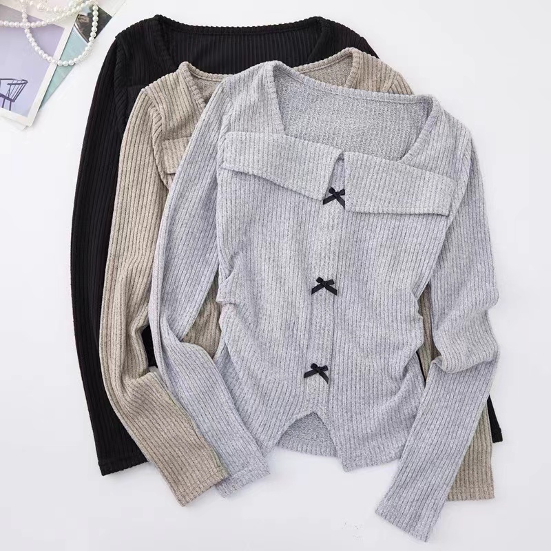 American style spicegirl tops pinched waist T-shirt for women