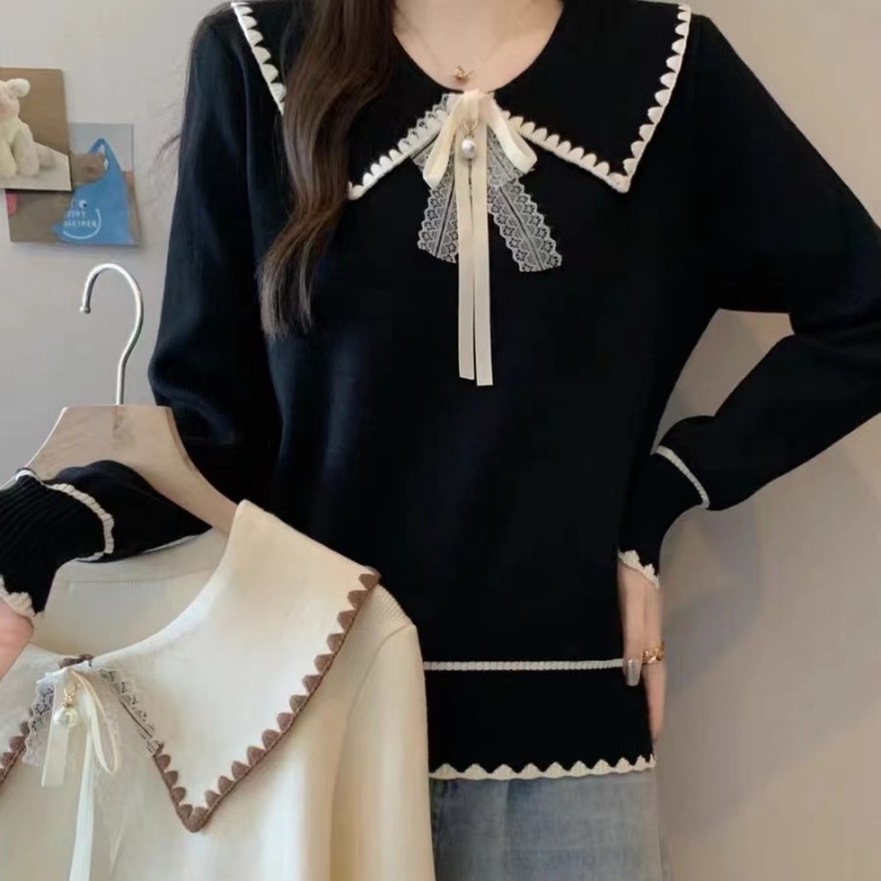 All-match tops frenum sweater for women