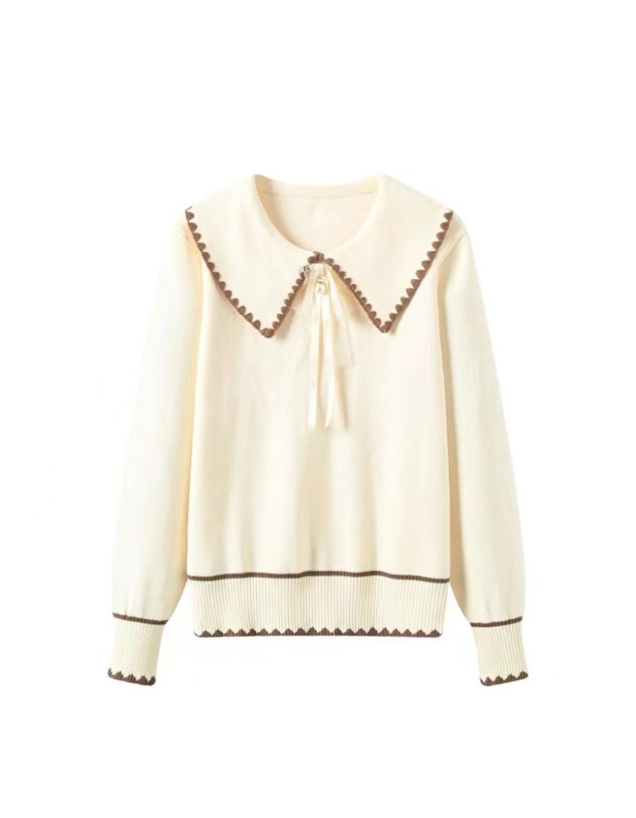 All-match tops frenum sweater for women