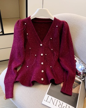 Bottoming autumn inside the ride short sweater for women