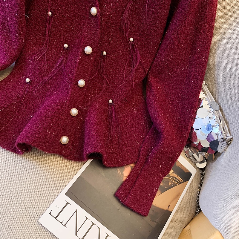 Bottoming autumn inside the ride short sweater for women