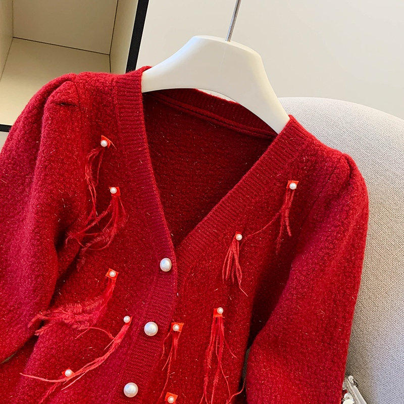 Bottoming autumn inside the ride short sweater for women