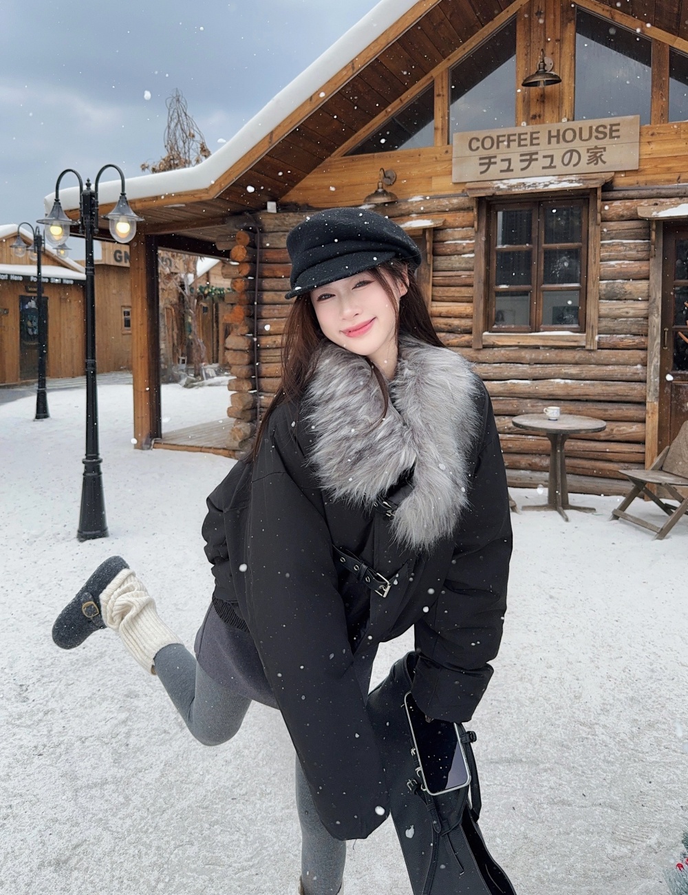 Cotton winter couples jacket short thick cotton coat