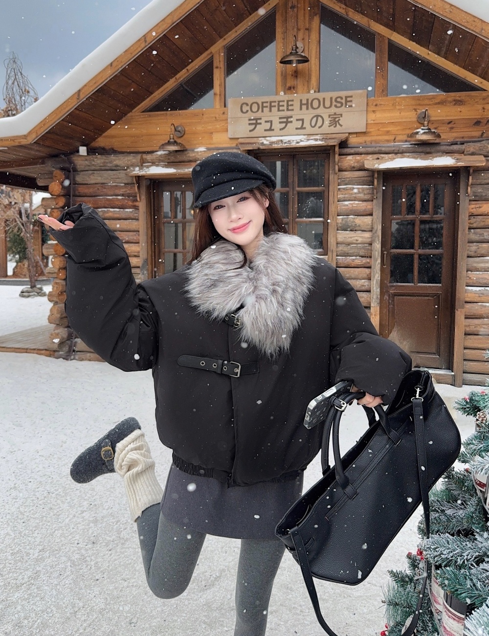 Cotton winter couples jacket short thick cotton coat