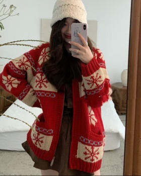 Autumn and winter sweater cardigan for women