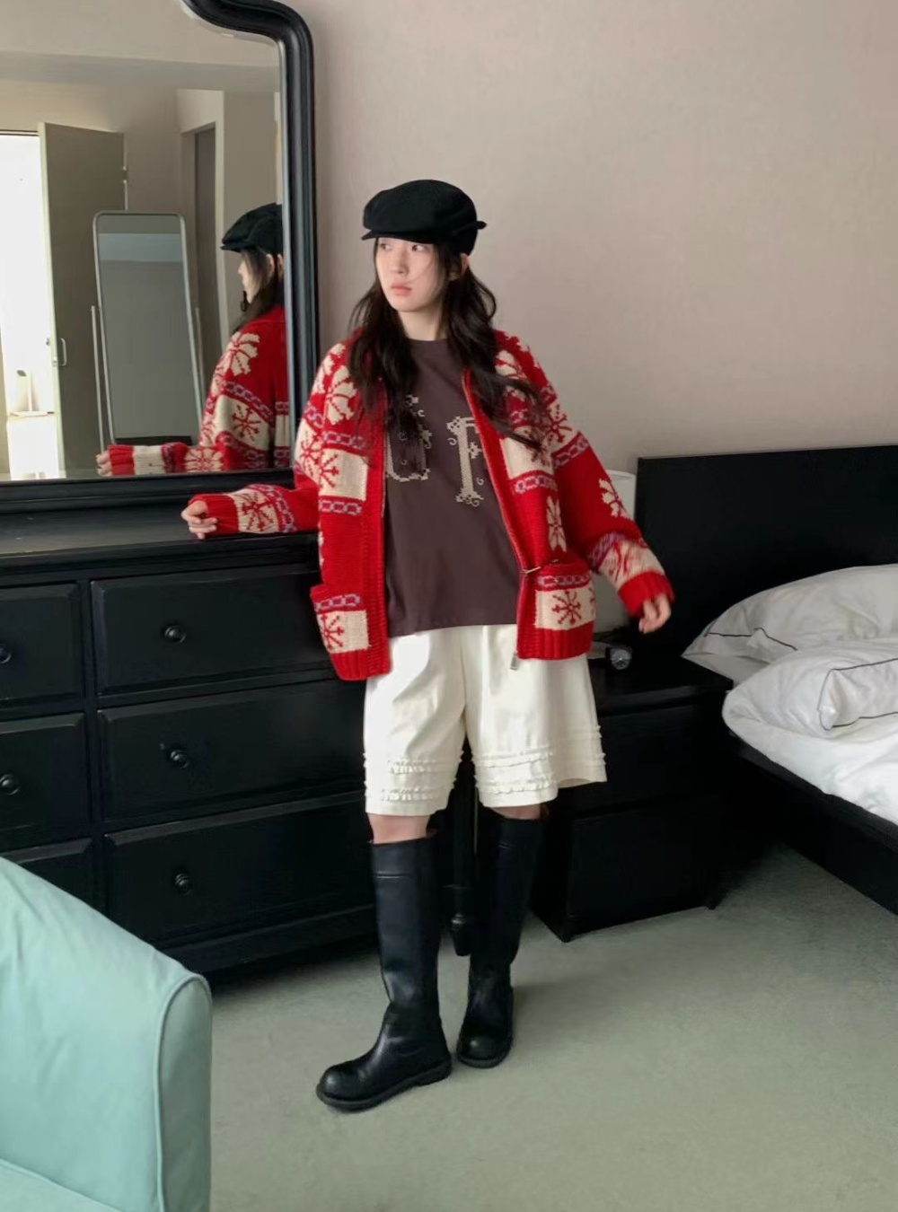 Autumn and winter sweater cardigan for women