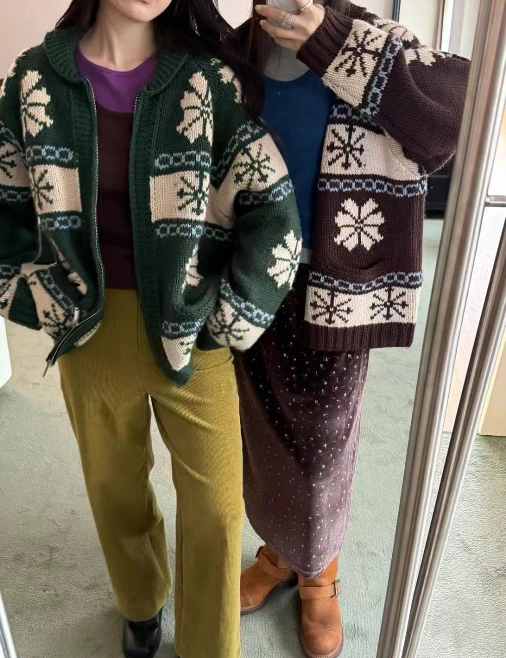 Autumn and winter sweater cardigan for women