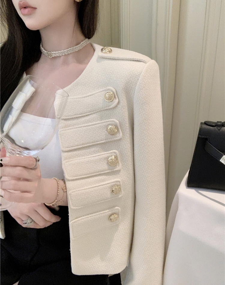Shoulder pads chanelstyle refinement jacket for women