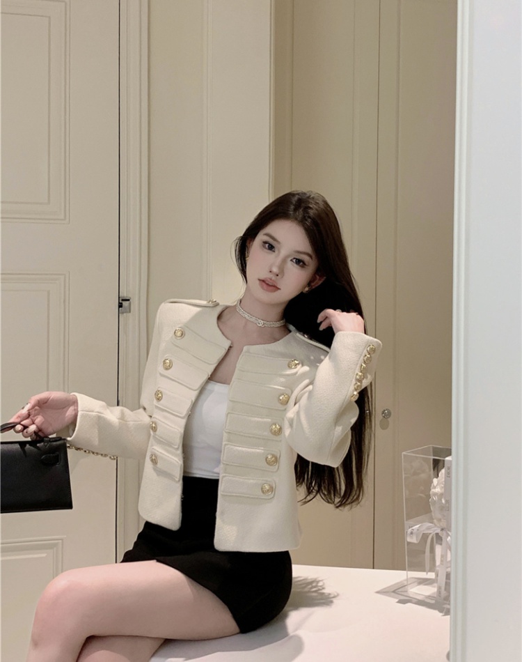 Shoulder pads chanelstyle refinement jacket for women